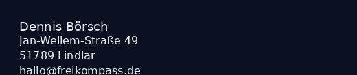Anschrift